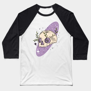 Skull 1 Baseball T-Shirt